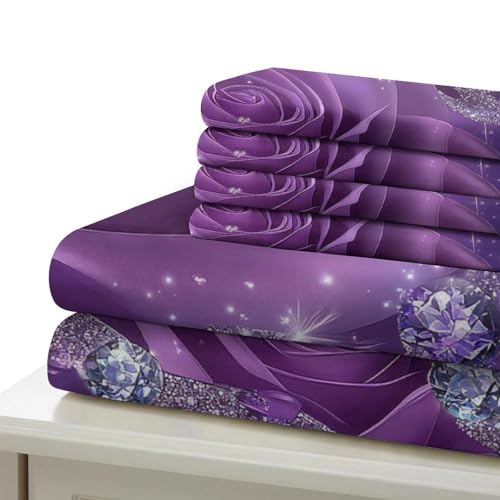 Parure de lit double chiots douce et légère avec taie d'oreiller - 7