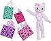 Barbie Cutie Reveal Doll & Accessories, Cuddly Series Kitten with 10 Surprises Including Color Change & Mini Pet
