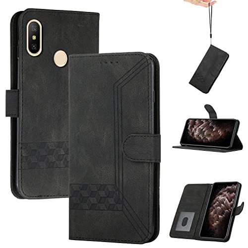 momoka Wallet Custodia Cover per Redmi Note 9/Redmi 10X 4G,Custodia Sottile in Pelle per Telefono,Premium PU/TPU,Supporto Stand,Chiusura
