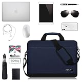 Alfheim męska damska torba na laptopa 14-calowa torba robocza na dokumenty z paskiem na ramię Netbook Ultrabook kompatybilna z Macbook Air/Macbook Pro14-calowy A2442 itp
