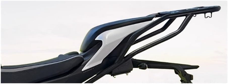 Motorcycle Rear Luggage Rack Compatible with CFMOTO 450NK 450SR CF400-6, Tail Top Case Cargo Carrier Mount Holder, Support Bracket Shelf Accessories (Black),Black