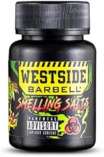 Westside Barbell Smelling Salts, Ammonia Inhalant for Athletes, Weight Lifting, Power Lifting, Increase Focus and Alertness (2 Oz, 1 Pack)
