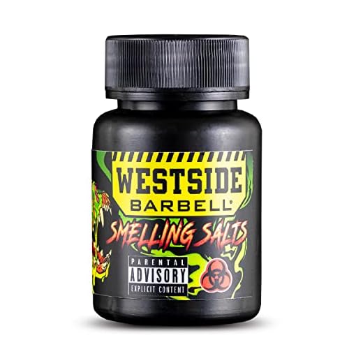 Westside Barbell Smelling Salts, Ammonia Inhalant for Athletes, Weight Lifting, Power Lifting, Increase Focus and Alertness (2 Oz, 1 Pack)
