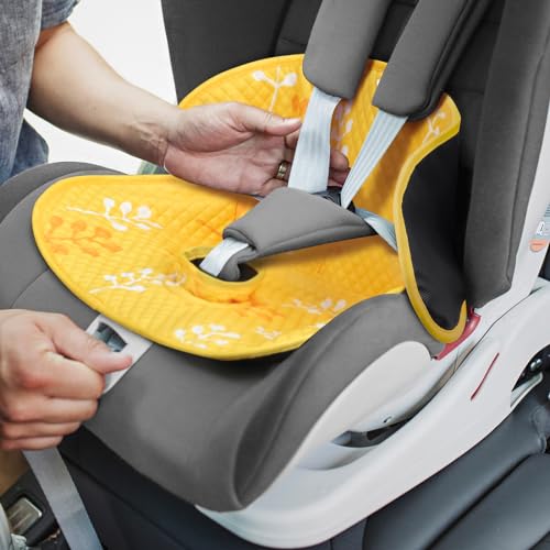 Image of INFANZIA Dry Seat, Car Seat Protector Waterproof Carseat Liner Potty Training Toddlers, Baby and Infants, Piddle Pad for Carseats Strollers (Yellow, 2 Packs)