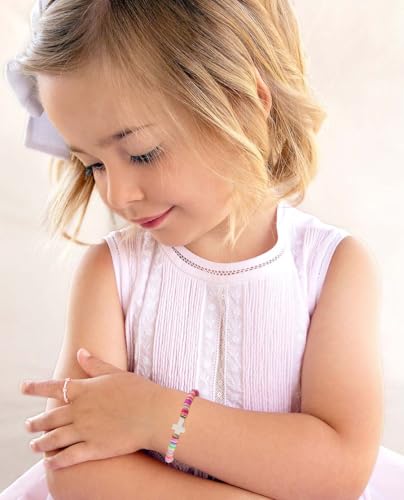 Image of First Day of School Gift Kindergarten Prek Bracelet Mommy and Me Bracelets Back to School Gifts Adjustable Cross Bracelets for Kids Girls Boys Jewelry Gift