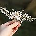 Yean Wedding Hair Comb Rhinestones Opal Crystal Vintage Bridal Hair Clips Combs for Brides and Bridesmaids (Gold)
