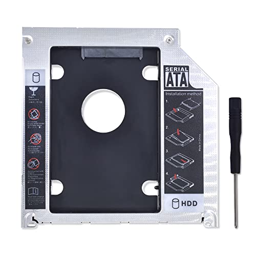 BOWONG Hard Drive Caddy Tray 2nd HDD SSD Kit Compatible...