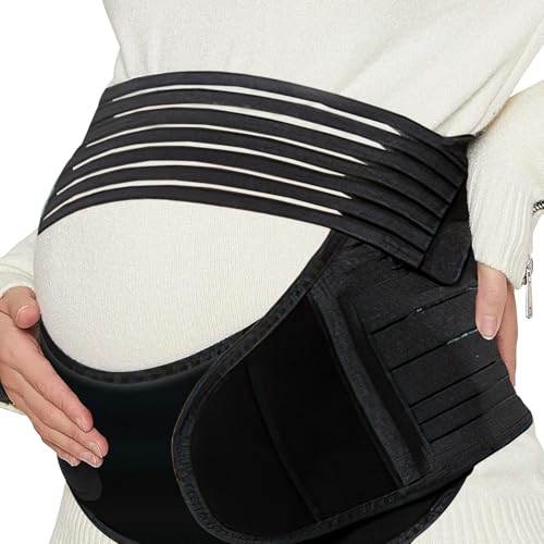 MomTend Pregnancy Support Belt, Pelvic Maternity Belts for Pregnant Women Adjustable No-Slip Pregnancy Maternity Belly Bands Support Belt for Relieve Back, Pelvic, Hip Pain, Xl