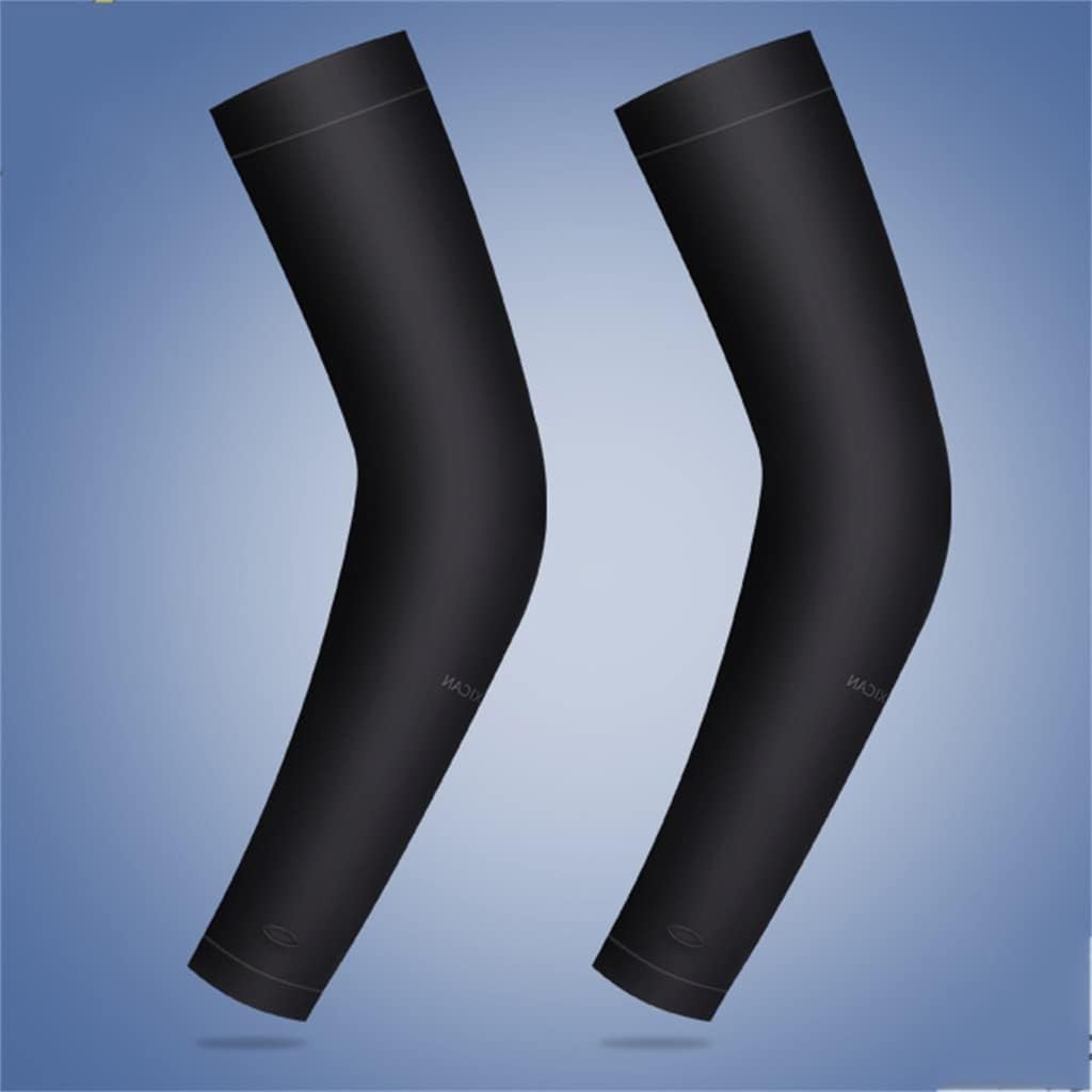 HBJWOV 2 Pairs of Cool Sleeves Men's and Women's Ice Silk Hand Sleeves Arm Sleeves Arm Sleeves(E)
