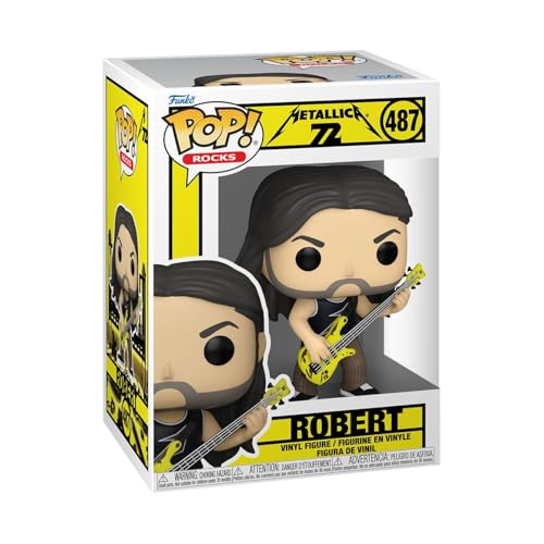 Funko Pop! Rocks: Metallica - Robert Trujillo - (72S) - Figura in Vinile da Collezione - Idea Regalo - Merchandising Ufficiale - Giocattoli per Bambini e Adulti - Music Fans