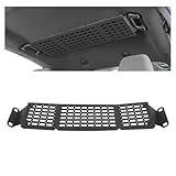 Gelacie Molle Panel Roof Rack Top Storage Rack Compatible with 2016-2023 Toyota Tacoma 3rd Gen Double Cab Interior Storage Shelf Organizer Steel