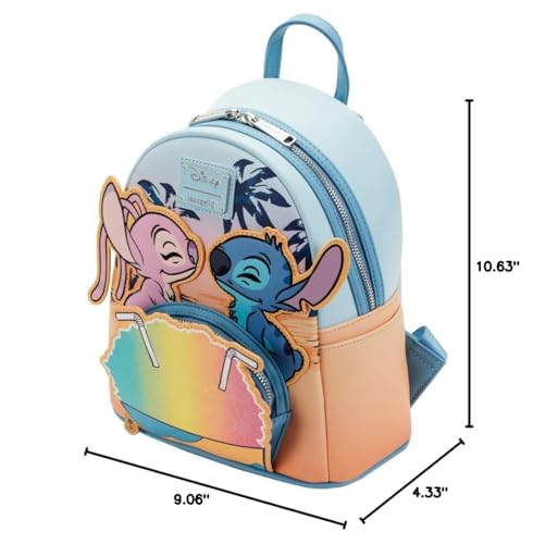 Loungefly Disney Lilo and Stitch Snow Cone Date Night Womens Double Strap Shoulder Bag Purse2
