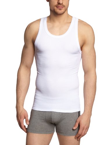Preisvergleich Produktbild Schiesser Herren Unterhemd 123625-100, Gr. 6 (L), Weiß (100-weiss)