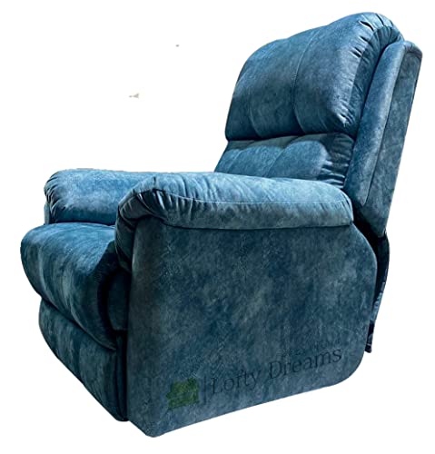 Image of Lofty Dreams Elegant Recliner Sofa 1 Seater - Supreme Comfort, Durable Manual Recliner Chair Design, and 5-Year Warranty for Reliability