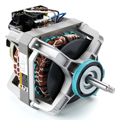 CNMXIAN Upgraded 279827 Dryer Drive Motor with Pulley Compatible with Whirlpool Kenmore Amana Maytag Dryer Motor Replaces W10194250 AP3094245 3395652 PS334304 EAP334304