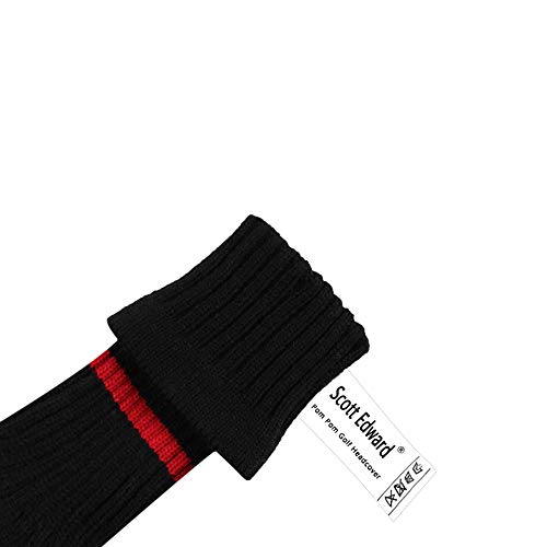 Couvre-club de golf tricoté à pompon idée cadeau originale pour passionné