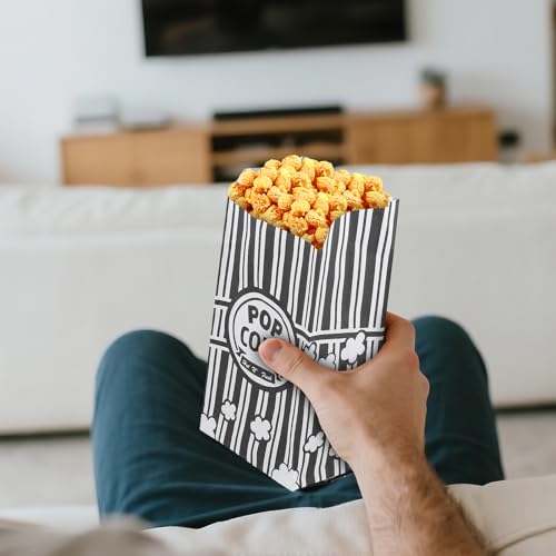 Bolsas de palomitas que no manchan con capa antigrasa para noches de cine sin manchas 7