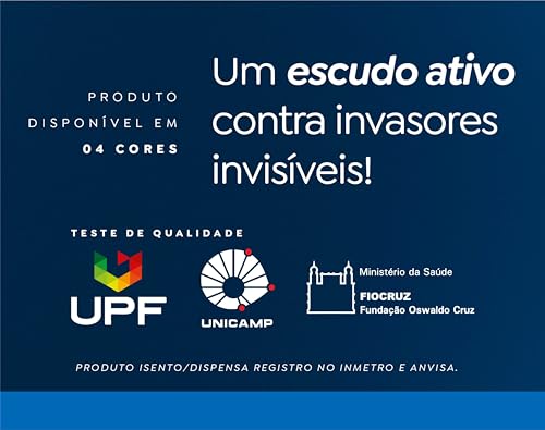 Purificador Biológico de Ar Ozonizador e Ionizador 1,5w 90m² Brizzamar Plus AZUL