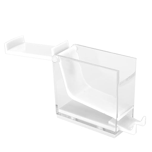 Dispensador de rollo de algodón dental, soporte de rollo de algodón de plástico a presión, organizador divisor de rollo de algodón con base