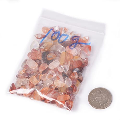 Image of 100 grams Small Tumbled Chips Polished Crushed Stone Crystal Healing Embellishments
