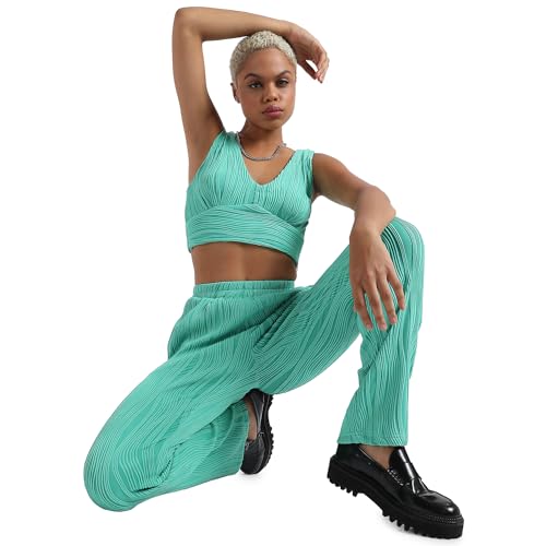 Image of Campus Sutra Women Polyester Pajama Set