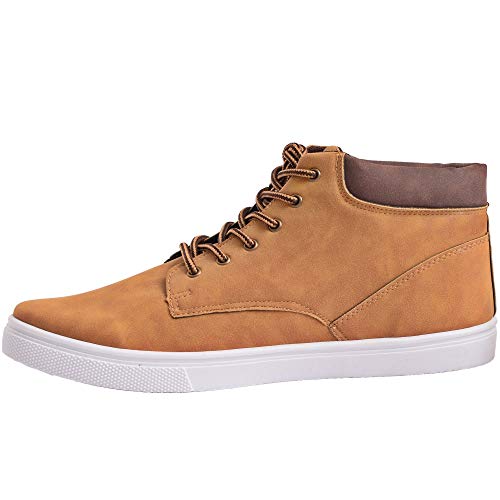 Alpine Swiss Keith Mens High Top Fashion Sneakers Lace up Casual Boots2