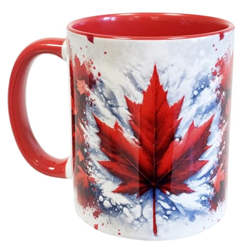 Cbkreation Tasse en céramique canada neige