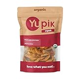 Yupik Organic Dried Apple Rings, 1 lb (16 oz), Kosher, Soft Dried Fruits, Peeled Apple Slices, No Added Sugar, Oil-Free, Source of Fiber, Healthy Snacks, Ideal for Baking & Topping