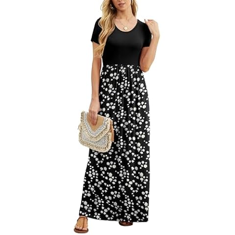 GRECERELLE Women's Casual Maxi Dress with Pockets Cover