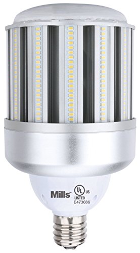 Mills LED 120W Corn Light Bulb - HID Retrofit Lamp - Replaces 400 Watt HID Bulbs - E39 Mogul Base - 4000K - UL Listed - 5 Year Warranty