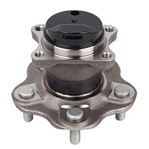 Autoround 512530 Rear Wheel Bearings and Hub Assembly Compatible with Nissan Sentra 2013 2014 2015 2016 2017 2018 2019, 5-Lugs w/ABS