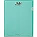 JAM PAPER Plastic Sleeves - Letter Size - 9 x 11 1/2 - Green Project Pockets - 12 Page Protectors/Pack