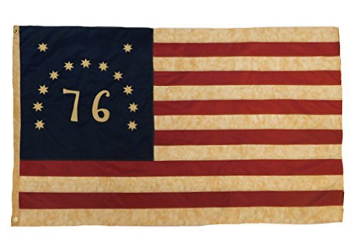 76 Bennington Vintage Flag 4x6ft Oxford Polyester Embroidered Flag