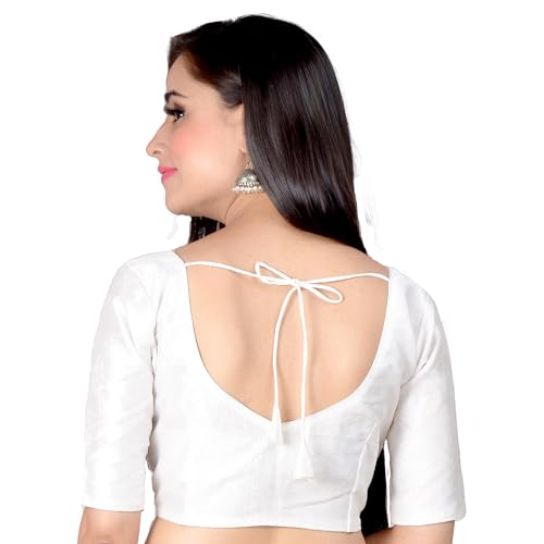 Image of Chandrakala Casual Blouses for Women Sarees,Readymade (B186-P)