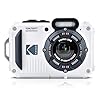 KODAK Pixpro WPZ2 - Fotocamera Digitale Compatta 16M Pixel, Impermeabile fino a 15m, Antiurto, Video 720p, Schermo LCD 2,7 - Batteria Li-ion, Bianco