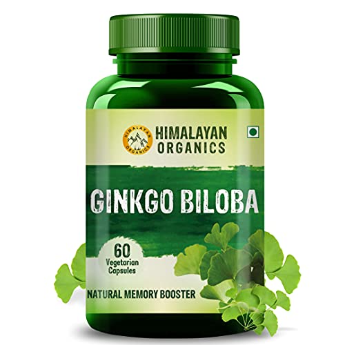 Himalayan Organics Ginkgo Biloba with Brahmi for better Concentration, Memory & learning – 500mg – 60 Veg Capsules Himalayan Organics Ginkgo Biloba with Brahmi for better Concentration, Memory & learning – 500mg – 60 Veg Capsules