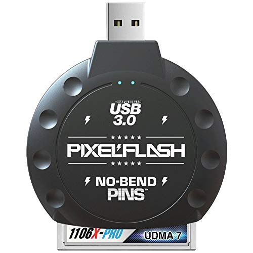 Pixelflash No-Bend Pins Usb 3.0 Cf Card Reader Superspeed Compact Flash Adapter With Bonus Pixelflash Tactical Gear Bag #TOP1