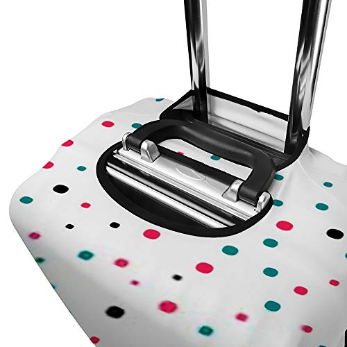 Housses de voyage à pois multicolores lavables et extensibles - 3