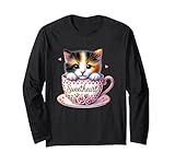 Adorable Calico Kitten Sweetheart Teacup Art