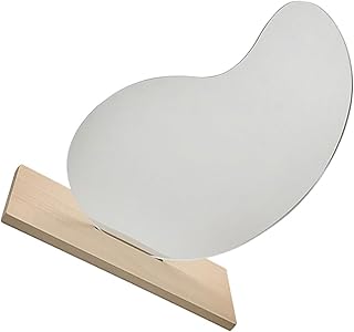 Irregular Wooden Desktop Makeup Mirror Decora...