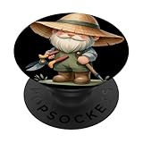 Photo Gallery cute gardening gnome grandpa graphic for garden lover popsockets popgrip adesivo Photo Gallery cute gardening gnome grandpa graphic for garden lover popsockets popgrip adesivo