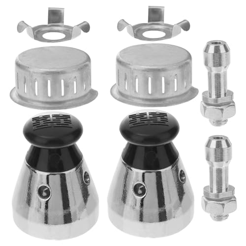 Alipis Válvula de Seguridad para Olla de Aluminio Válvula de Tubo de Escape Protector Antibloqueo y Clips Repuesto para Cocina