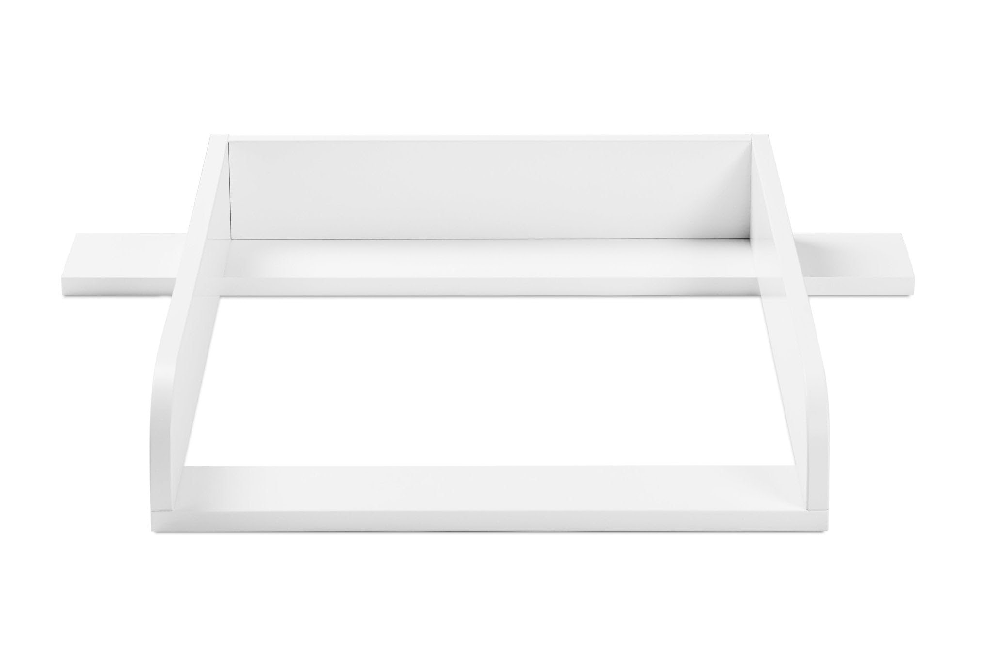 KraftKids Wickelaufsatz passend für HEMNES 108 cm Kommode – Wickelfläche 50x70 cm – Weiß (Links)