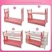 SwankyStyle 6 Pcs Adorable Mini Baby Dolls with Cute Animal Outfits & bunk Bed , Realistic Mini Babies & Dolls for Endless Fun(Style C)