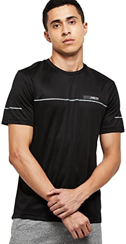 Image of Max Men Solid Crew Neck Sports T-Shirt