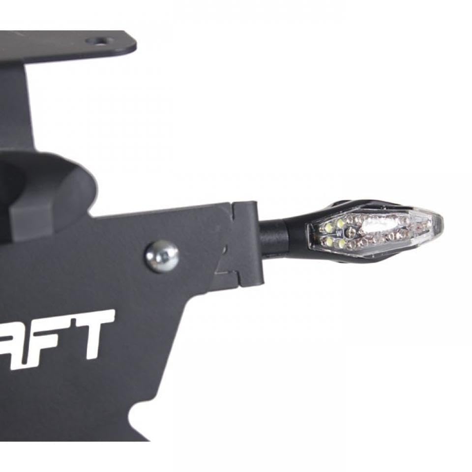 Chaft - Par de intermitentes delanteros LED con luz nocturna ahumada para moto Suzuki IN208