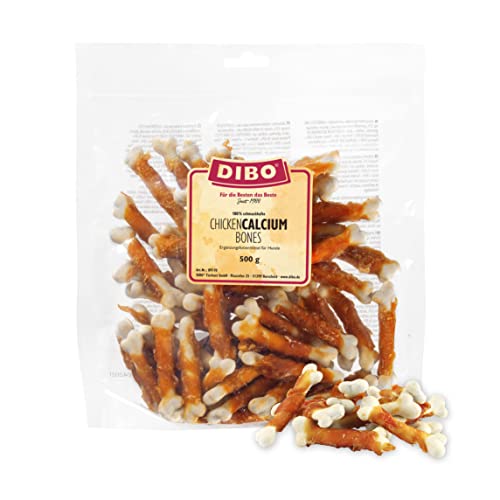 DIBO Chicken Calcium Bones 500g Beutel - der leckere Kau-Snack für Hunde