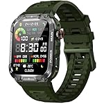 Military Smart Watch for Men with Call Function,Fitness Smartwatch for Android Phones and iPhone,Waterproof Fitness Tracker with Blood Oxygen/Heart Rate/Sleep/100+ Sport Modes, Watches for Men