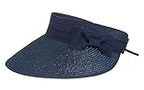 Sommer visoren sun hut,metall bowknoten dekoration