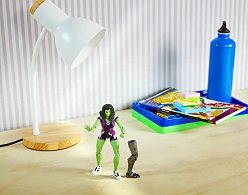 Marvel Legends Series Disney Plus She-Hulk Mcu Series Action Figure 6-Inch Collectible Toy, Includes 2 Accessories And 1 Build-A-Figure Part #TOP1